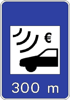 Amoita Car Hire Toll Road Sign Electronic Payment
